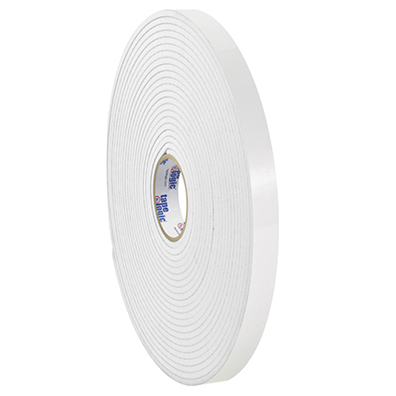 1" x 36 yds. (1/8" White) Tape Logic<span class='rtm'>®</span> Double Sided Foam Tape